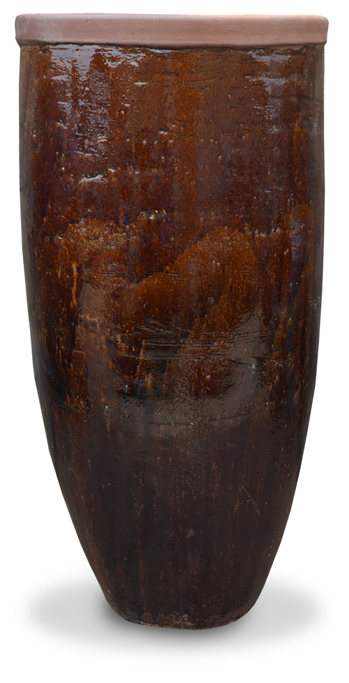Large Glazed Urn, Tall Ceramic Urn