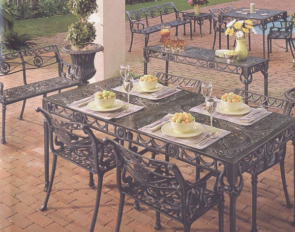 Dolphin Cast Aluminum Outdoor and Patio Furniture