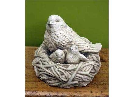 Full Nest Bird Nest Stone Sculpture