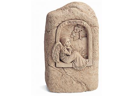 Window Angel Stone Sculpture