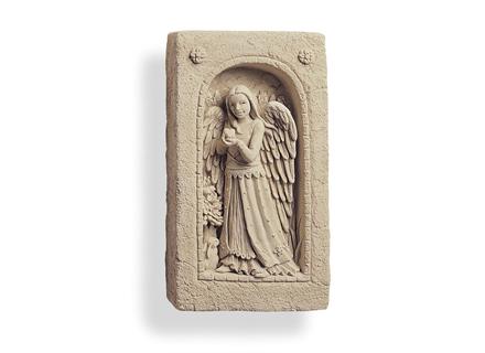 Nature's Angel Stone Plaque Scupture