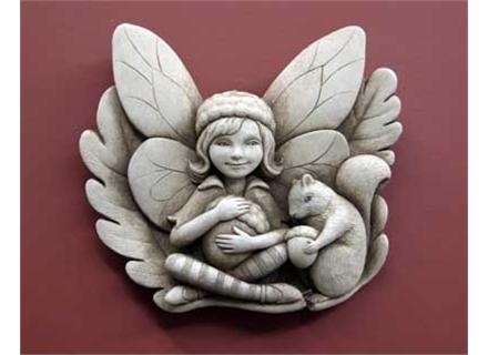Fairy Sculture Stone Sculpture Plaque