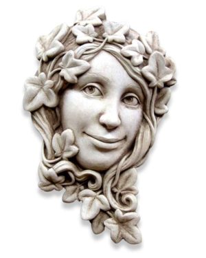 Cast Stone Face Plaque Featuring Birds Berrybirds Welcome Plaques