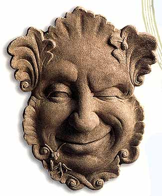 Uncle Nature Stone Sculpture Face Plaque