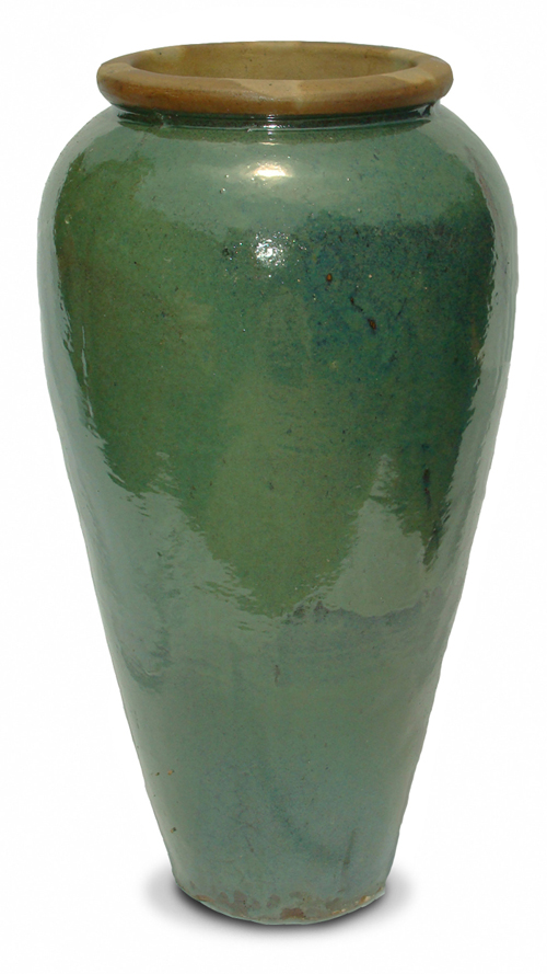 Large Glazed Urn, Tall Ceramic Urn