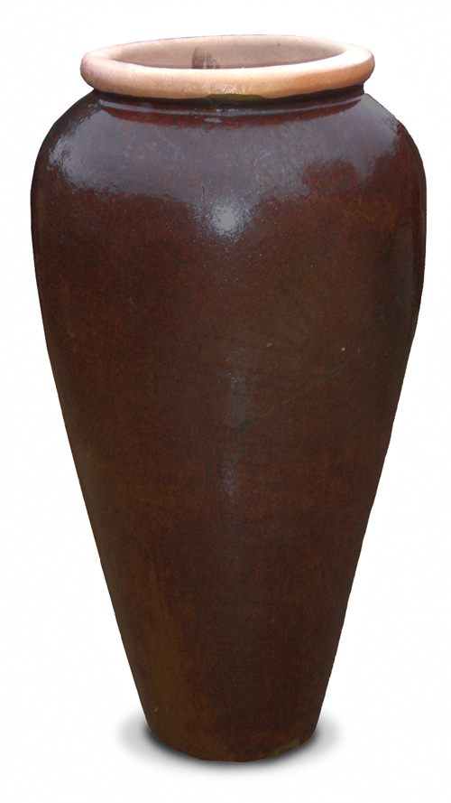 Large Glazed Urn, Tall Ceramic Urn
