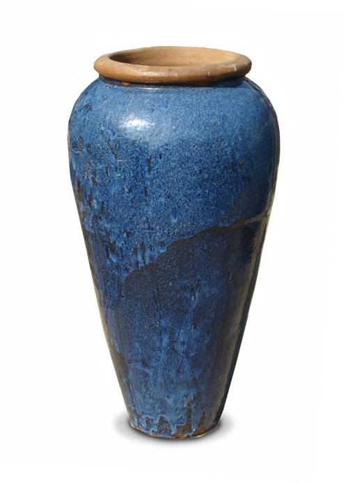 Large Glazed Urn, Tall Ceramic Urn