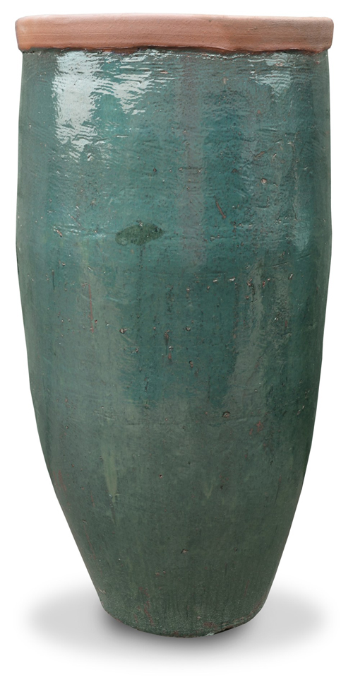 Large Glazed Urn, Tall Ceramic Urn