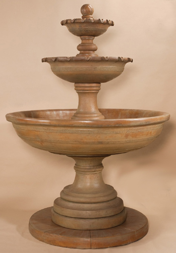 Cast Stone Tiered Fountains