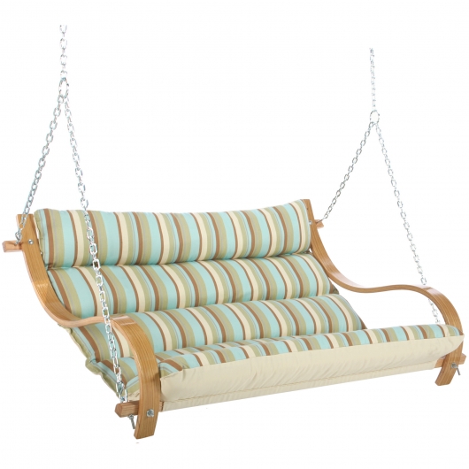 Cedar Swing Double Cushioned Swing