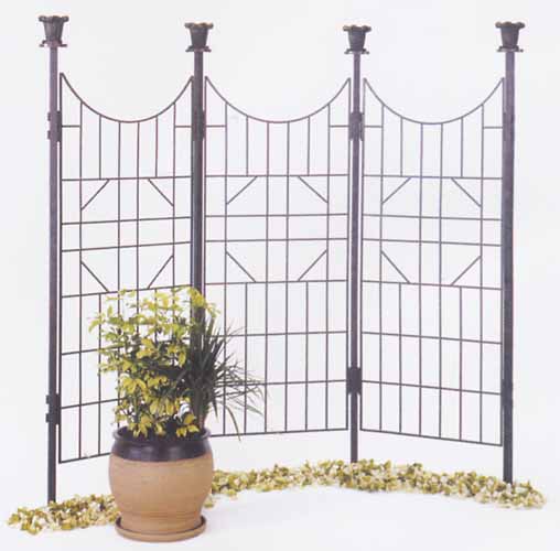 Wrought Iron Garden Arbor, Trellis