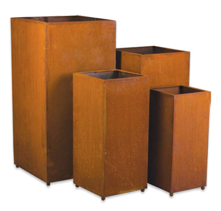 Tall Metal Planters