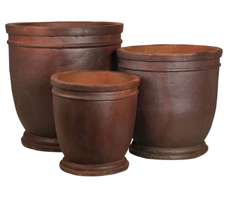 Rustic Asian Pottery Planter
