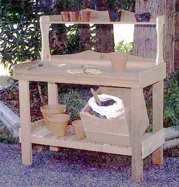 Red Cedar Potting Bench