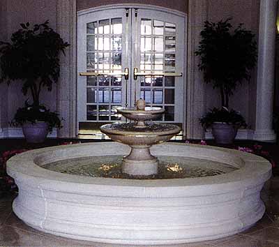  Garden Fountain, Cast Stone Garden Fountain, Architectural Fountain