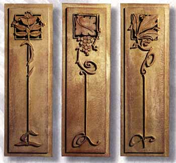 Wall Plaques made of lightweight resin